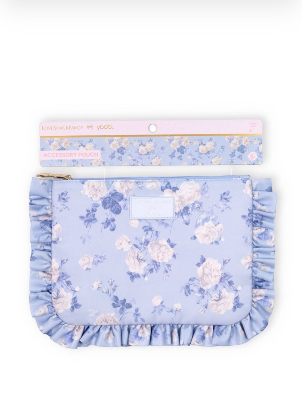 LoveShackFancy │ Yoobi Everblooming Rosettes Ruffle Accessory Pouch